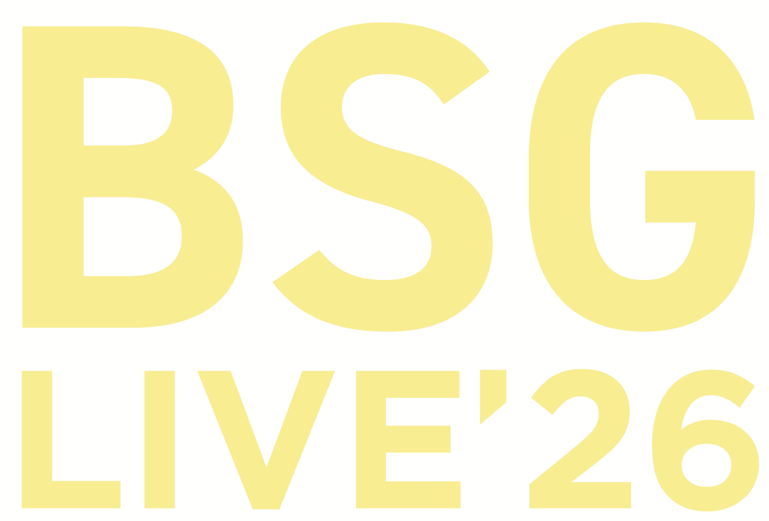 Programme Bsg Live 2026
